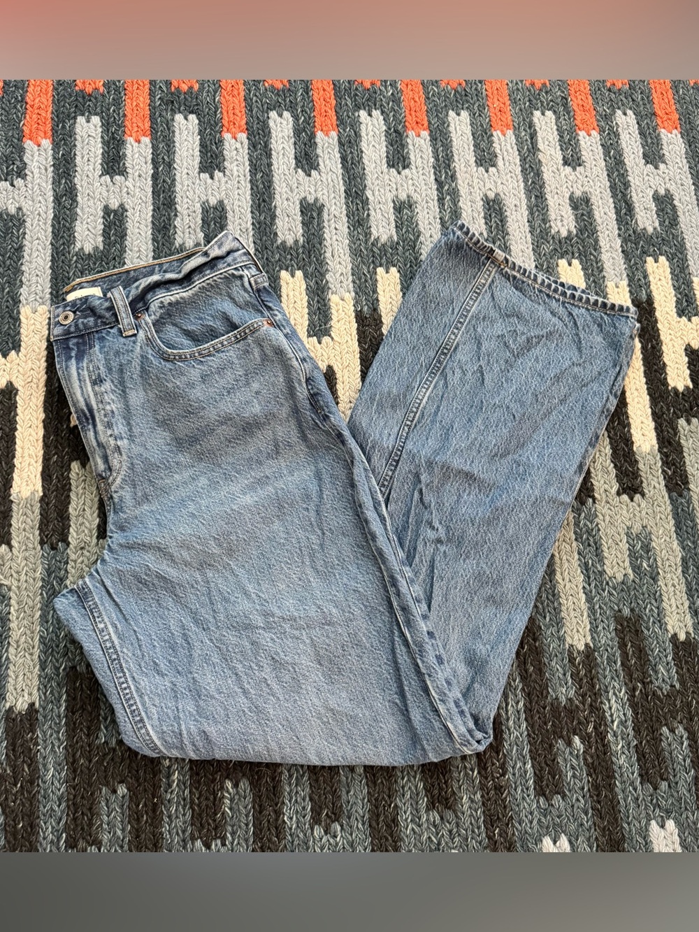 Abercrombie High Rise Loose Jeans